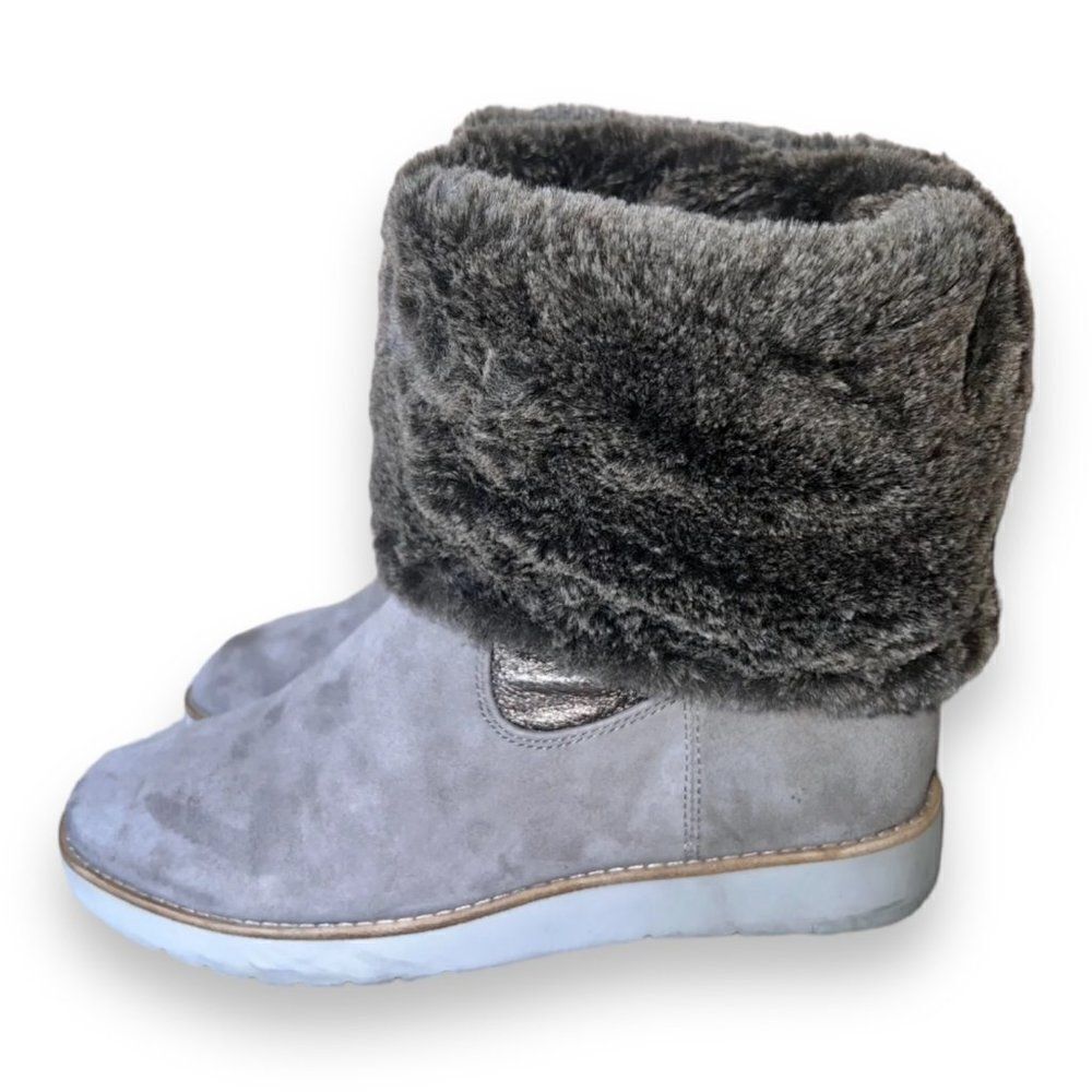 Johnston &‎ Murphy Taupe Paula Suede Boots Women's 7.5